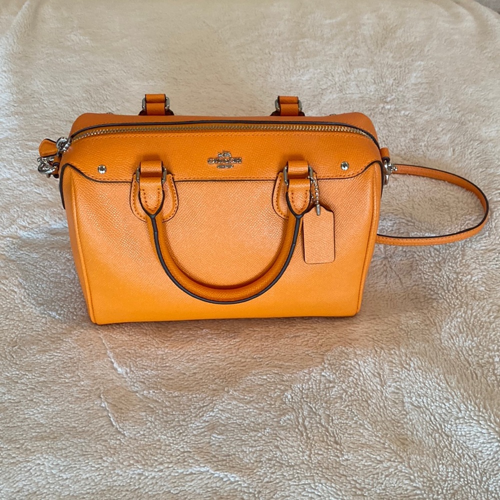 New Without Tags Orange Coach Crossbody Bag
